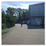 Reinigungsarbeiten von einem Betriebshof